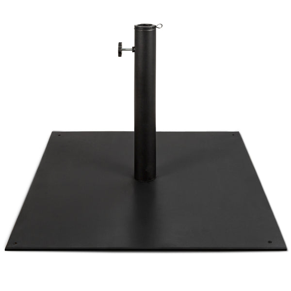 best choice Steel Umbrella Base Patio Stand w/ Tightening Knob & Anchor Holes - 38.5lb