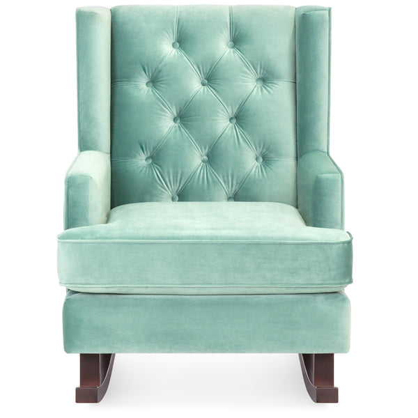 Best Choice Tufted Upholstered Wingback Rocking Chair