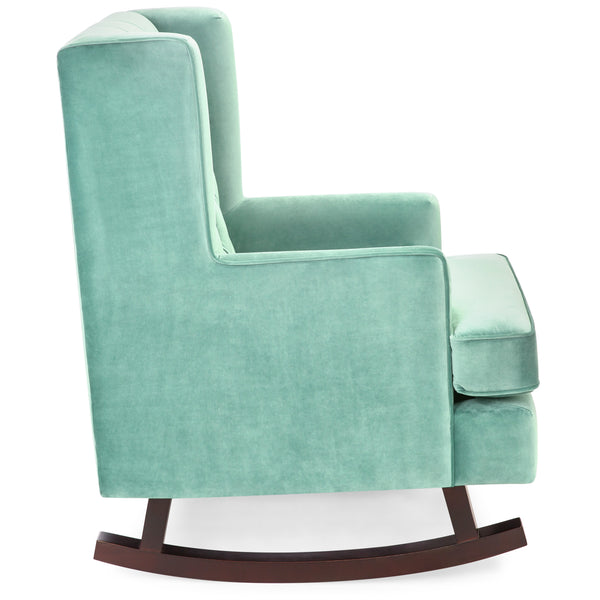 Best Choice Tufted Upholstered Wingback Rocking Chair
