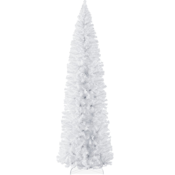 best choice White Artificial Pencil Holiday Christmas Tree