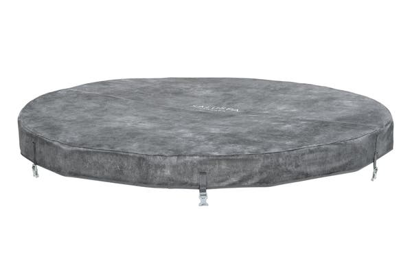 bestway 67'' x 25.5''/1.70m x 65cm Carrara ThermaCore UltraFit Smart AirJet 6 Grey Stone Round SPA Top Leatheroid Cover bestway 67'' x 25.5''/1.70m x 65cm Carrara ThermaCore UltraFit Smart AirJet 6 Grey Stone Round SPA Top Leatheroid Cover
