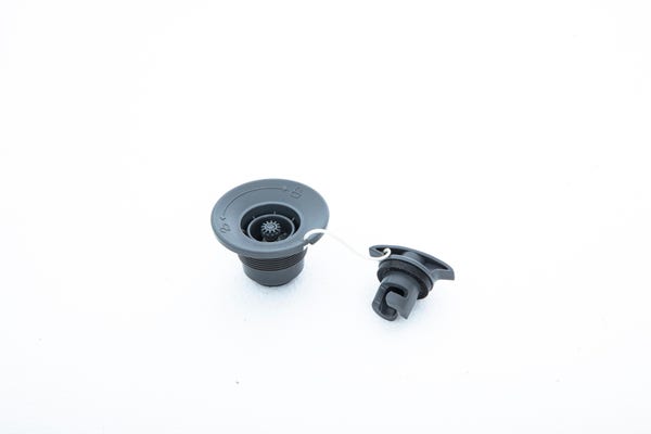 bestway Air Valve Replacement for Drop Stitch Inflatable Hot Tubs and Stand-Up Paddleboards Gray