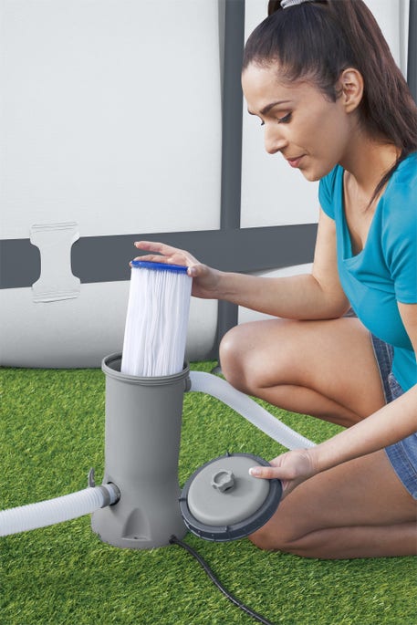 Bestway Bestway 1 000 Gal. Cartridge Filter Replacement Gray