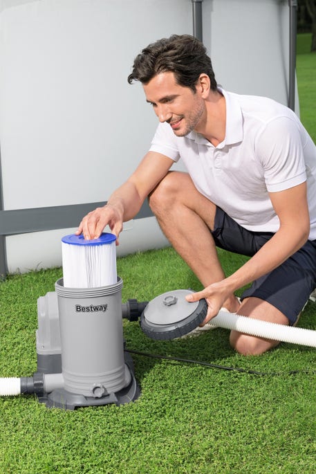 Bestway Bestway 2 500 Gal. Above Ground Pool Filter Pump