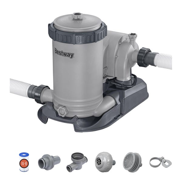 Bestway Bestway 2 500 Gal. Above Ground Pool Filter Pump