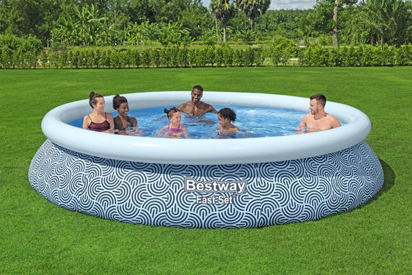 Bestway Bestway Fast Set 13’ X 33” Round Inflatable Pool Set