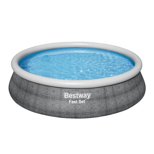 bestway Bestway Fast Set 15’ x 42” Round Inflatable Pool Set