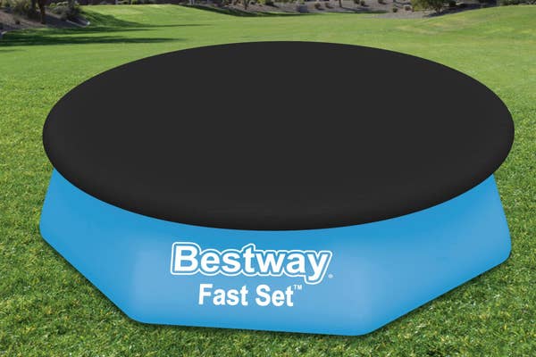 Bestway Bestway Fast Set Round Pool Cover For 8' Inflatable Ring Above Ground Pools