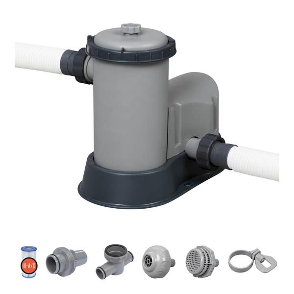 Bestway Bestway Flowclear 1 500 Gal. Cartridge Filter Pump Replacement