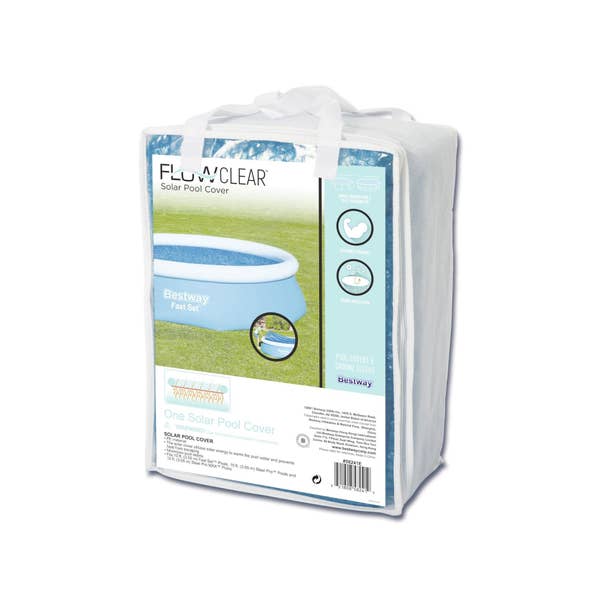 Bestway Bestway Flowclear 10' Solar Pool Cover Compatible With 10' Above Ground Pools