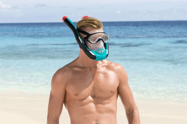 Bestway Bestway Flowtech Multicolor Full-Face Snorkel Mask S/M