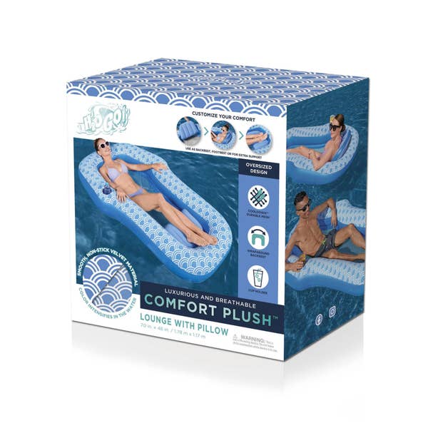 Bestway H2OGO Comfort Plush Pool Lounge Float 70"