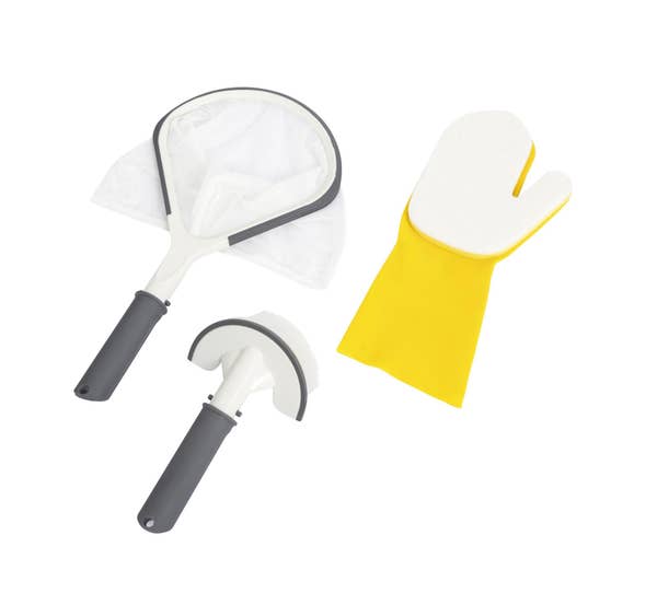 bestway Bestway SaluSpa All in One 3 Piece Cleaning Tool Set for Spa bestway Bestway SaluSpa All in One 3 Piece Cleaning Tool Set for Spa