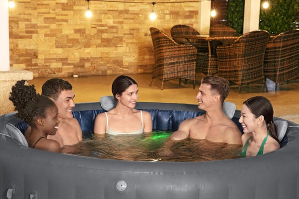 Bestway SaluSpa LED Inflatable Hot Tub Light White