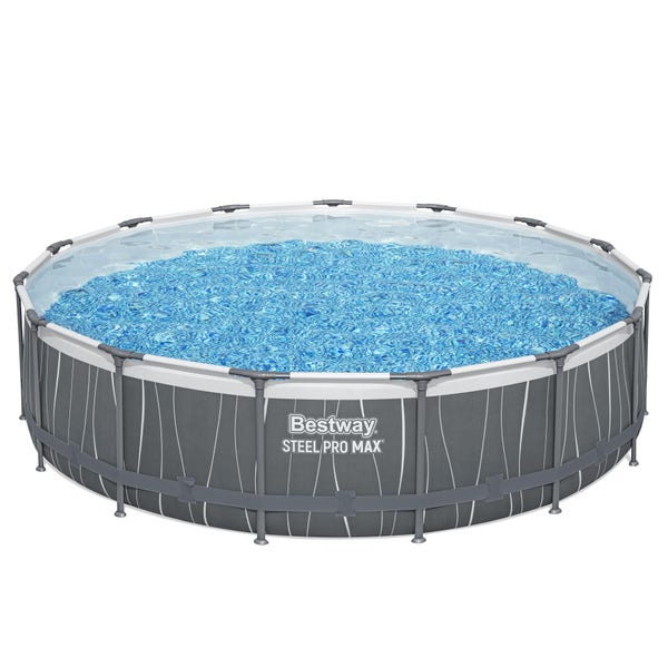bestway Bestway Steel Pro MAX 15' x 42" Round Above Ground Pool Set with LED Light