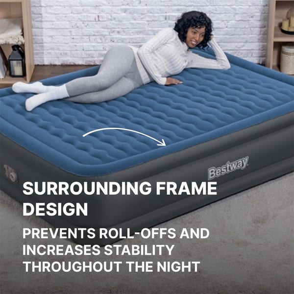 Bestway Bestway Tough Guard Air Mattress Twin 18" With Built-in AC Pump