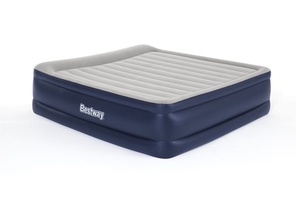 Bestway Bestway Tritech Air Mattress King 22” With Built-in AC Pump And Antimicrobial Coating