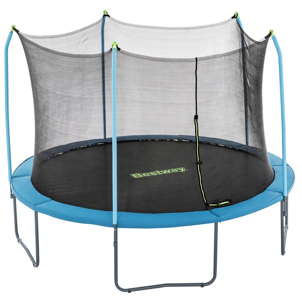 bestway Bestway Xtreme Air 12 ft Outdoor Trampoline for Kids & Adults No-Gap Enclosure Foam-Padded Poles