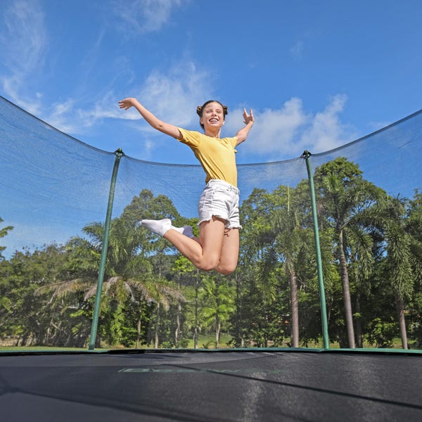 Bestway Bestway Xtreme Air 14FT Outdoor Trampoline No-Gap Enclosure Anti-Rust Steel Fast Setup