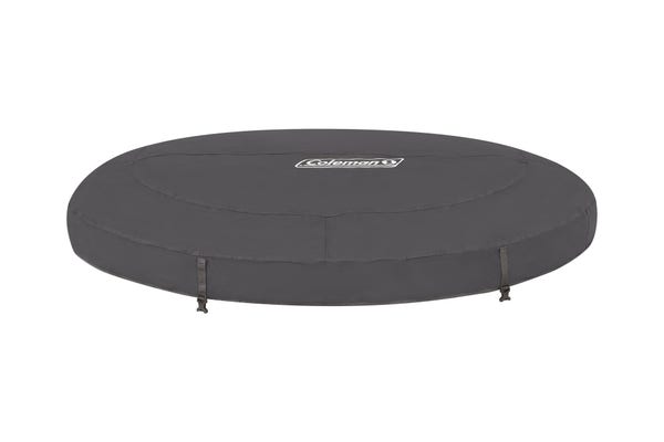 bestway Coleman Miami AirJet Hot Tub Top Leatheroid Cover Replacement Black bestway Coleman Miami AirJet Hot Tub Top Leatheroid Cover Replacement Black