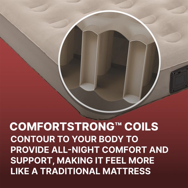Bestway Coleman QuickBed Elite Extra-High Twin Air Mattress With Built-In 4D Pump