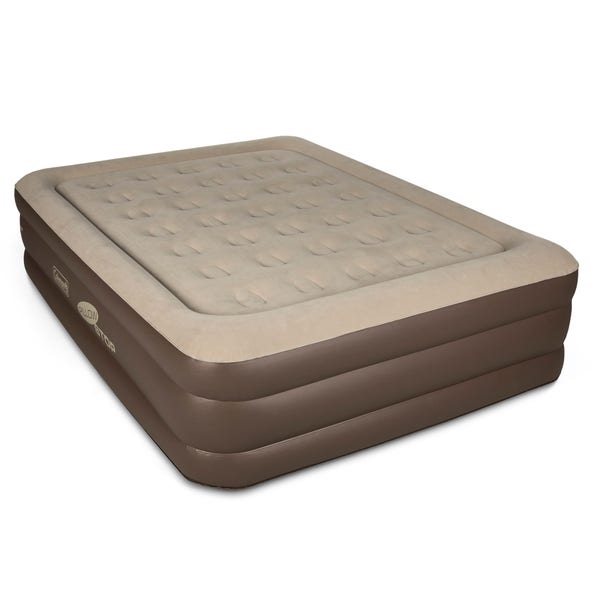 bestway Coleman SupportRest 18" Queen Double-High Air Mattress with 120V Rechargeable Pump