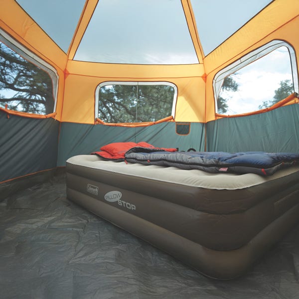 Bestway Coleman SupportRest 18" Twin Double-High Air Mattress With 120V Rechargeable Pump