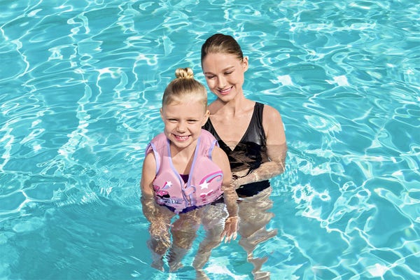 Bestway Disney Junior Minnie Mouse Pink Fabric Child Swim Vest Medium To Large