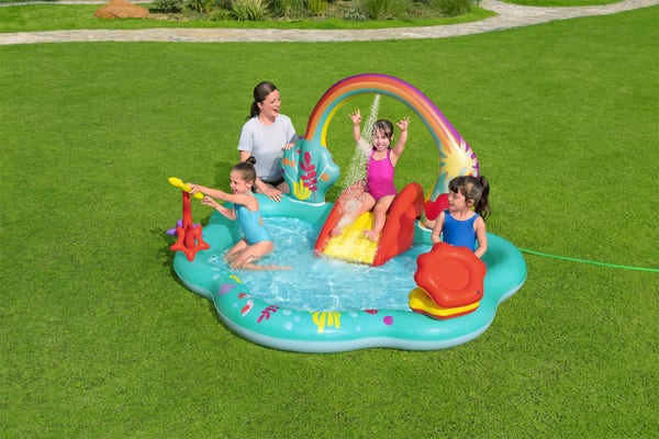 Bestway Disney Little Mermaid Inflatable Kids Water Play Center