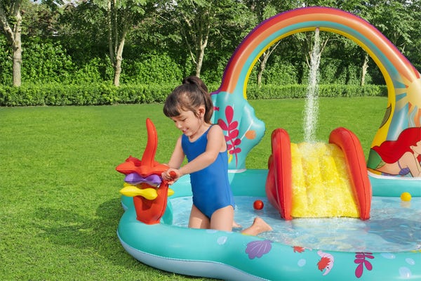 Bestway Disney Little Mermaid Inflatable Kids Water Play Center