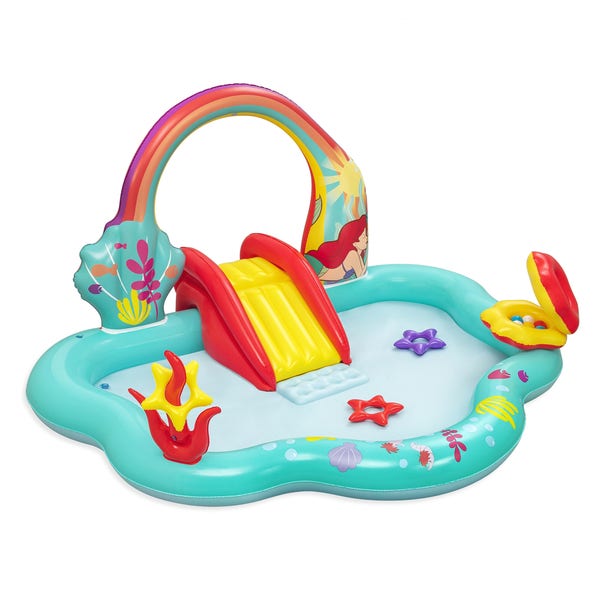 bestway Disney Little Mermaid Inflatable Kids Water Play Center