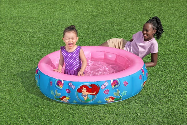Bestway Disney Princess Little Mermaid Inflatable Above-Ground Kiddie Play Pool