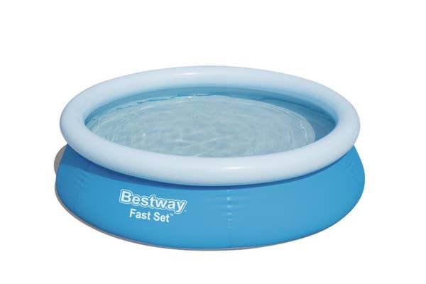 bestway Fast Set 12' x 30" Round Above Ground Pool Liner Replacement Blue