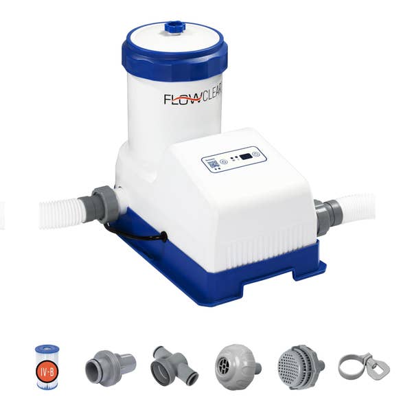 bestway Flowclear 2000 Gal Smart Touch Wifi Above-Ground Pool Pump