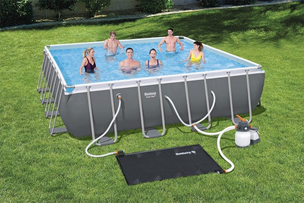 Bestway Flowclear 43'' X 67" Solar Powered Rectangular Pool Heating Pad For Above Ground Pools