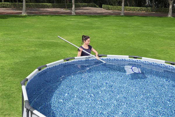 Bestway Flowclear AquaRake Deluxe Aluminum Pool Leaf Skimmer