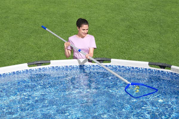 Bestway Flowclear AquaScoop Deluxe Aluminum Pool Skimmer