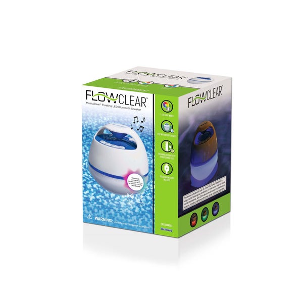 Bestway Flowclear MusicWave Floating LED Bluetooth Speaker