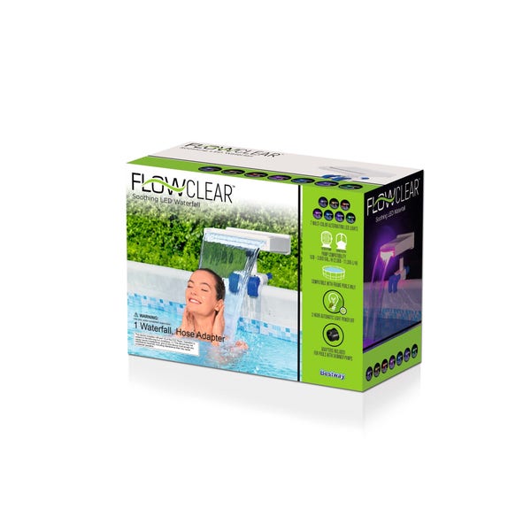 Bestway Flowclear Soothing LED Waterfall Above Ground Pool Accessory