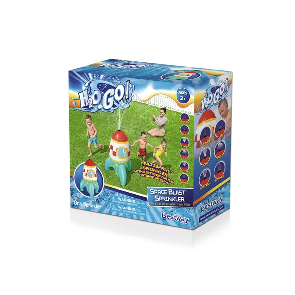 Bestway H2OGO 40 In. Space Blast Child Inflatable Sprinkler