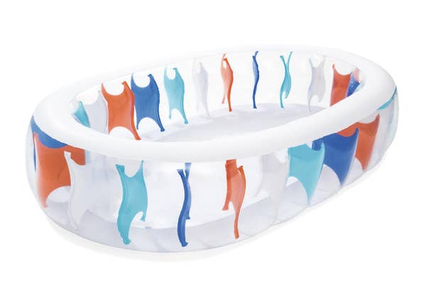 bestway H2OGO 7'6" x 60" x 20" Elliptic Inflatable Above-Ground Play Pool