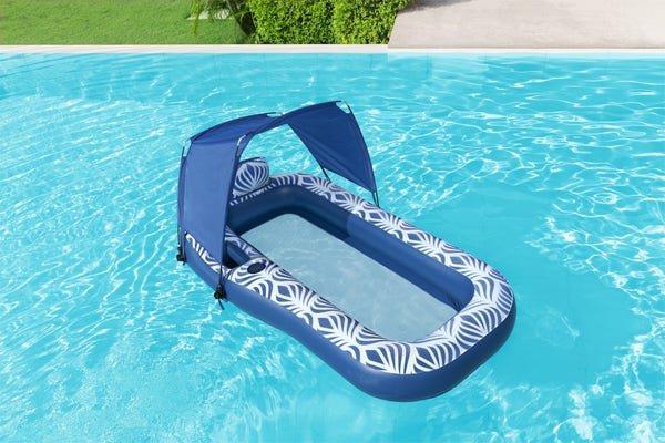 Bestway H2OGO Comfort Plush Shaded Pool Lounge Float