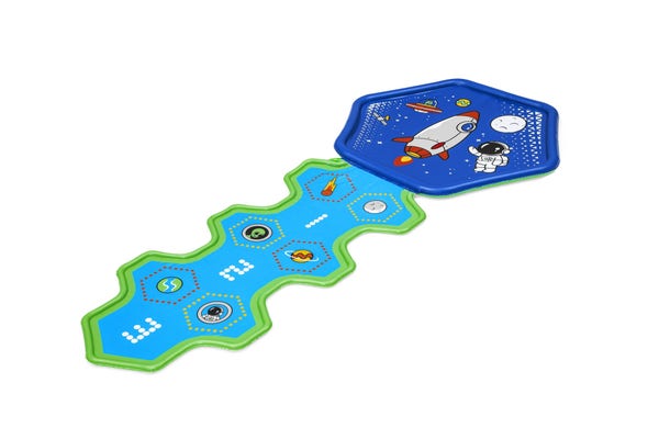 bestway H2OGO Cosmic Adventure Kids Sprinkler Splash Pad and Inflatable Water Slide