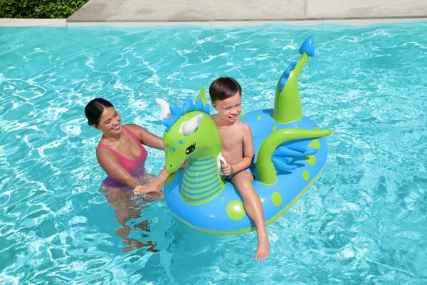 Bestway H2OGO Fantasy Dragon Kids Ride-On Pool Float