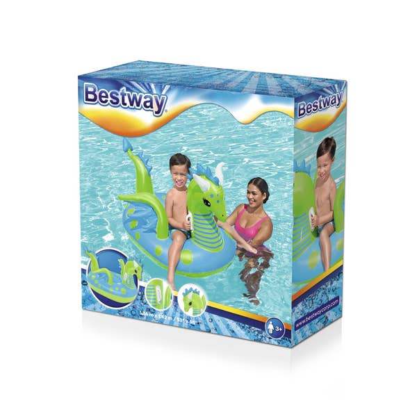 Bestway H2OGO Fantasy Dragon Kids Ride-On Pool Float