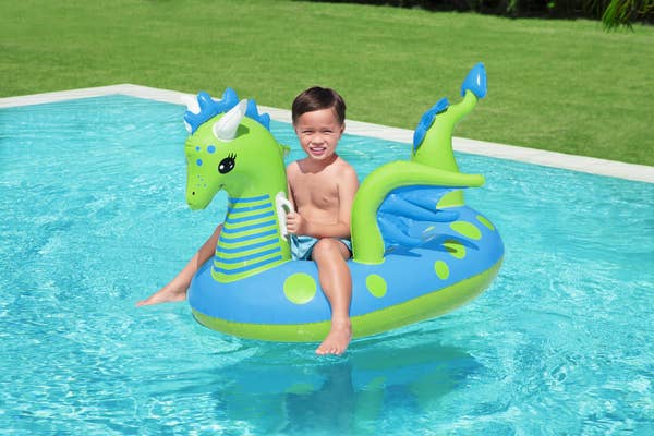 Bestway H2OGO Fantasy Dragon Kids Ride-On Pool Float