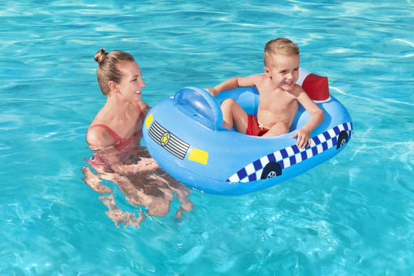 Bestway H2OGO Funspeakers Police Car Baby Boat Float