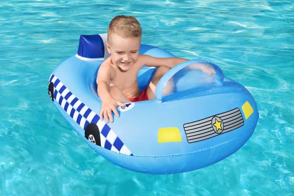 Bestway H2OGO Funspeakers Police Car Baby Boat Float