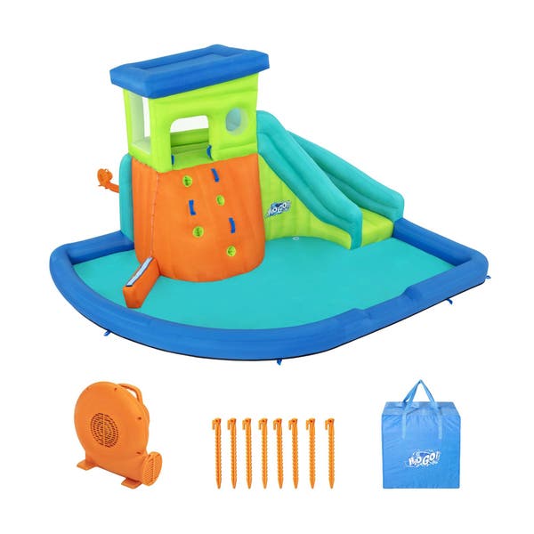 Bestway H2OGO HydroHangout Kids Inflatable Mega Water Park 14'8"