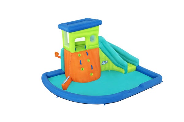 bestway H2OGO HydroHangout Kids Inflatable Mega Water Park 14'8"